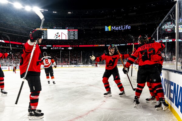 Nico Hischier scores twice as Devils beat Flyers 6 3 before 70 328